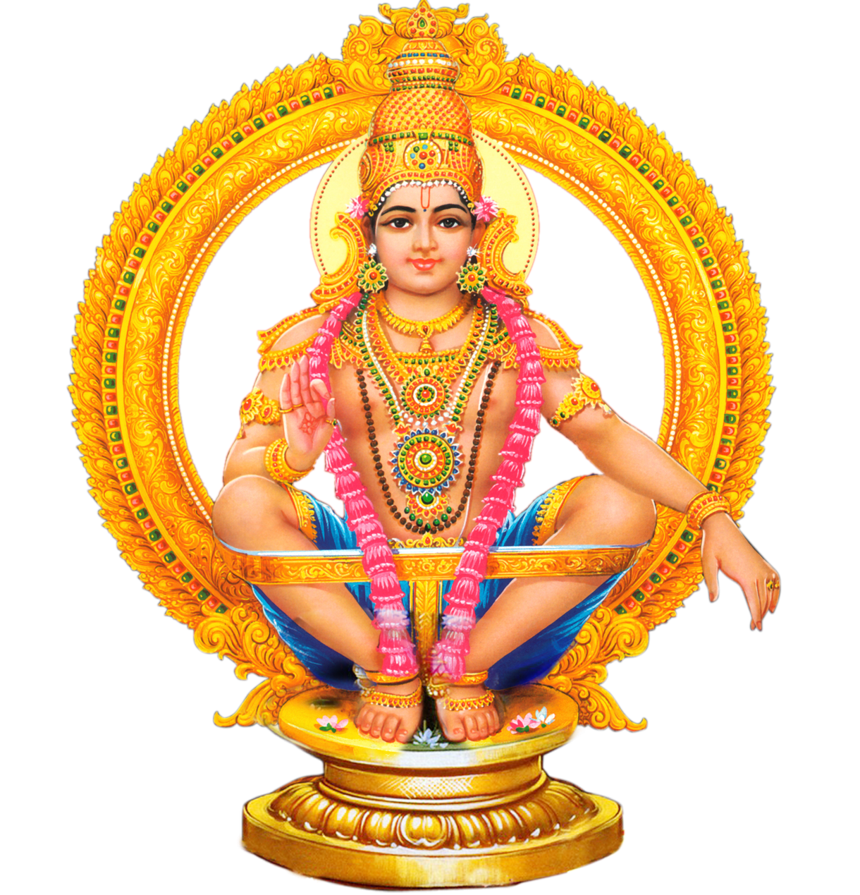 Lord Ayyappa Swami Giving Blessings